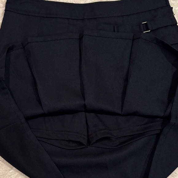 French Toast Navy Pleated Mini Skirt - Picture 4 of 5